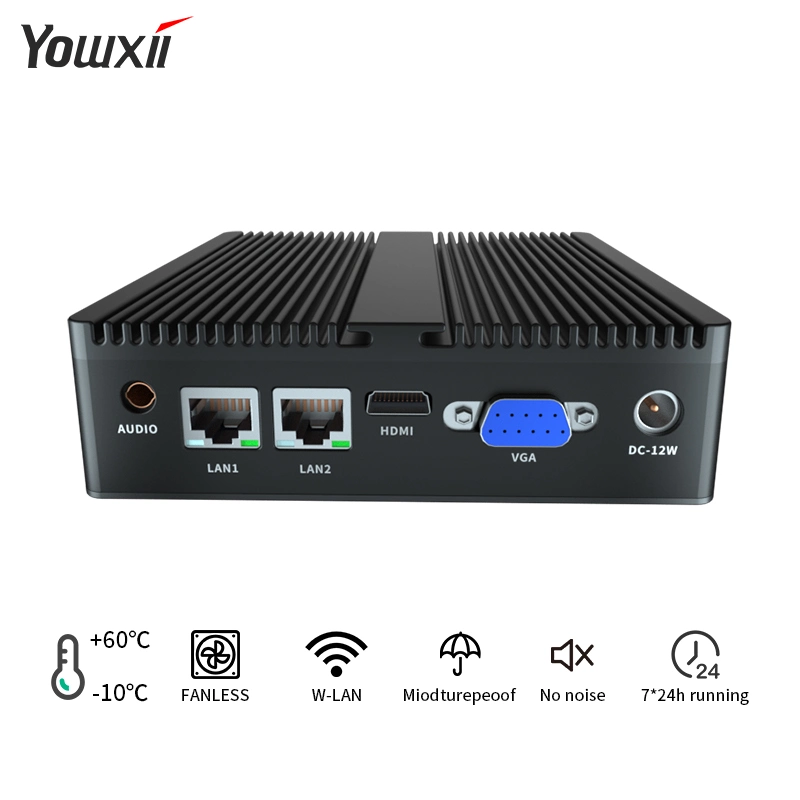 Yowxii I3 7100u I5 5200u Aluminum Shell Mini PC Ultra Low Power Industrial Computer