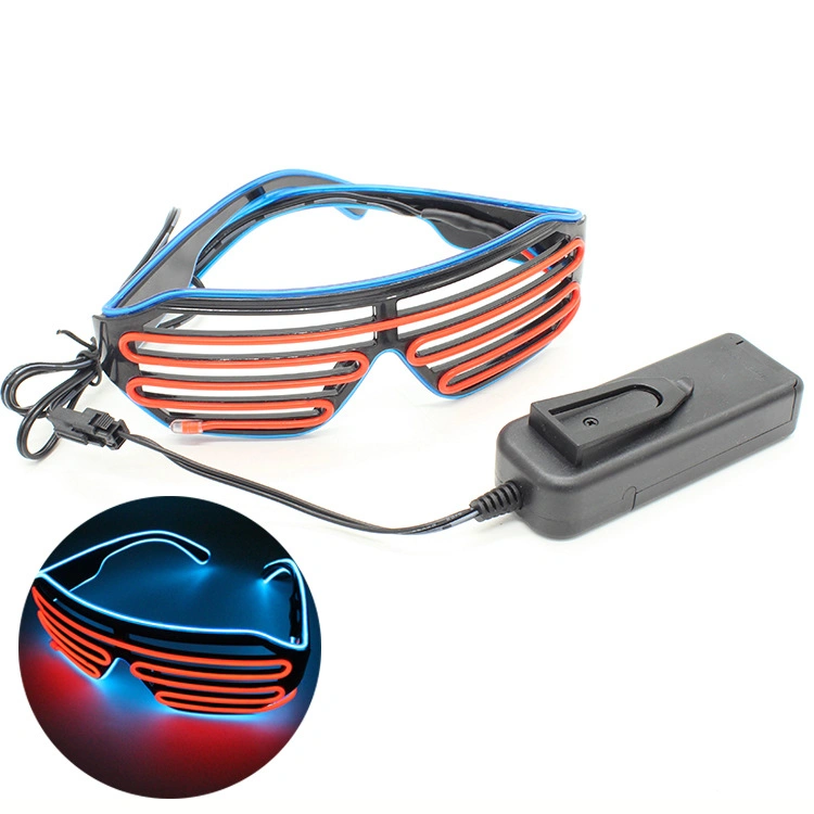 Glow in The Dark Glasses Light up Glasses LED Shutter Glasses Event Party Supplies