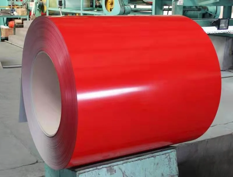 Color Prepainted Galvanized Steel Coil PPGI Color Coated Galvanized Steel Coils Ral6010 9003 9012 9016 3005