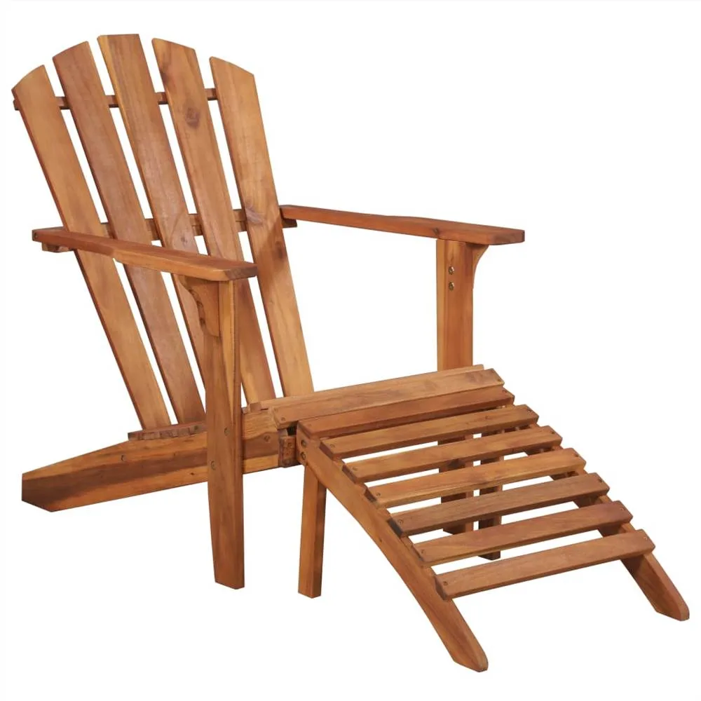 Cadeira de jardim teca Adiroundack mobiliário de madeira exterior
