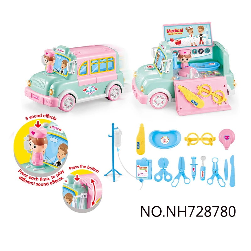 Cute Bus with Play Toy Set for Boys Gift