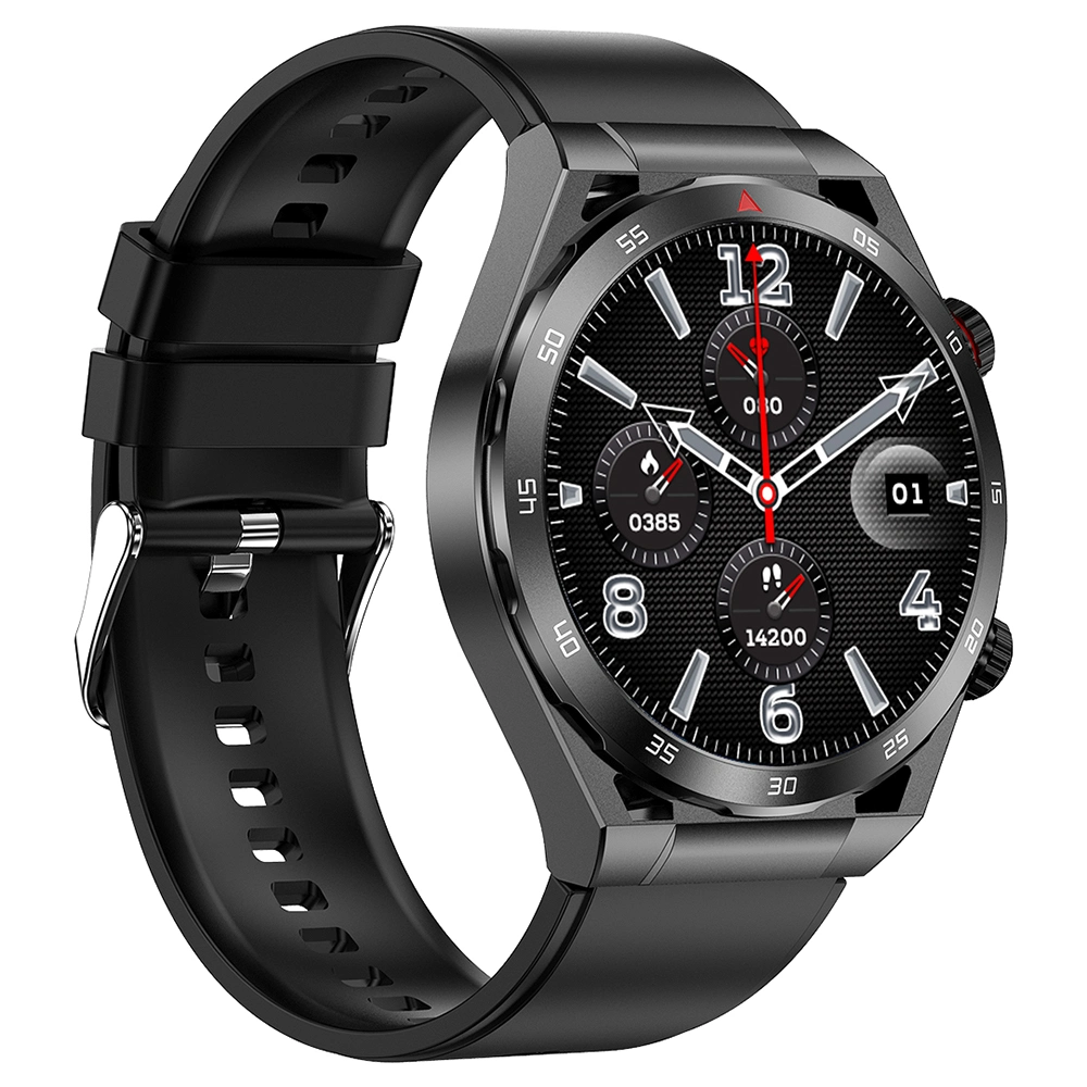 T80 Pulsera de silicona Bluetooth Calling Smart Pulsera no invasiva de sangre Control de estado de prueba Smart Watch