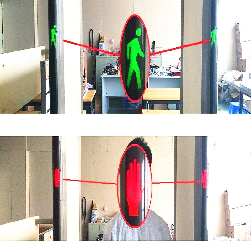 Detector explosivo de 33 zonas Detector de metales Tutorial Puerta Metal Marco Detector