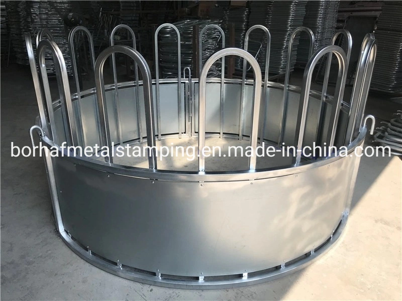 Custom Cattle Round Hay Feeder Round Bale Feeder Heavy Galvanized Horse and Horned Cattle Round Bale Feeders