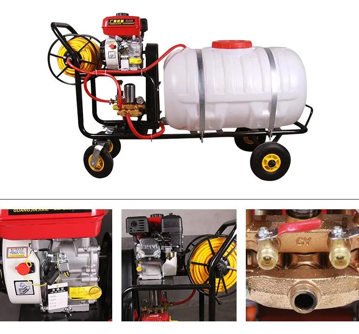 110L-350L Agriculture Orchard Garden Gasoline Engine 4stroke 4 Wheeled Sprayer