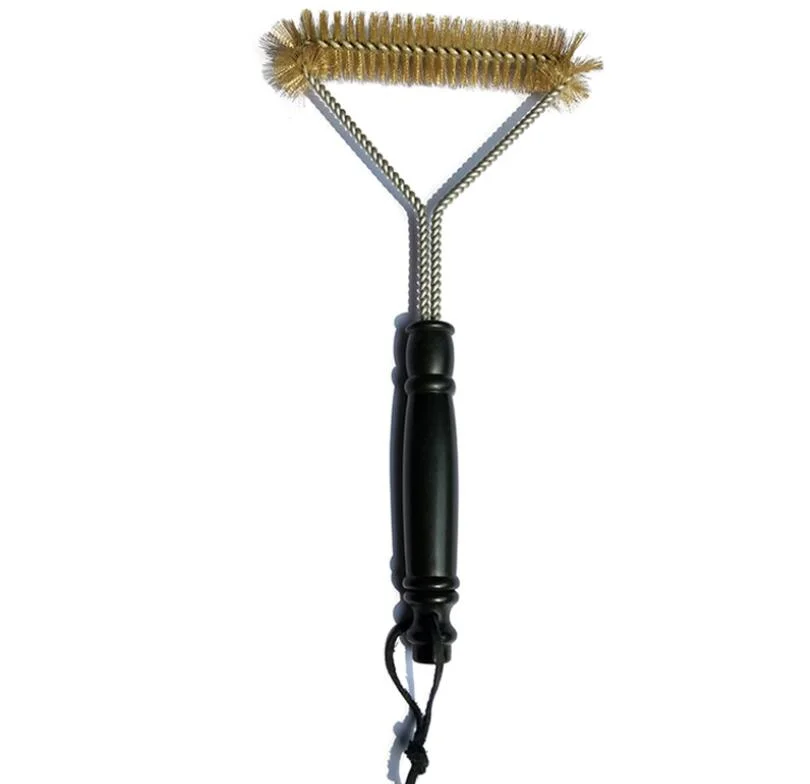 Heavy Duty Brass Grill Cleaning Brush BBQ Grill Brush Safe Brass Bristles Grill Brush Esg15691