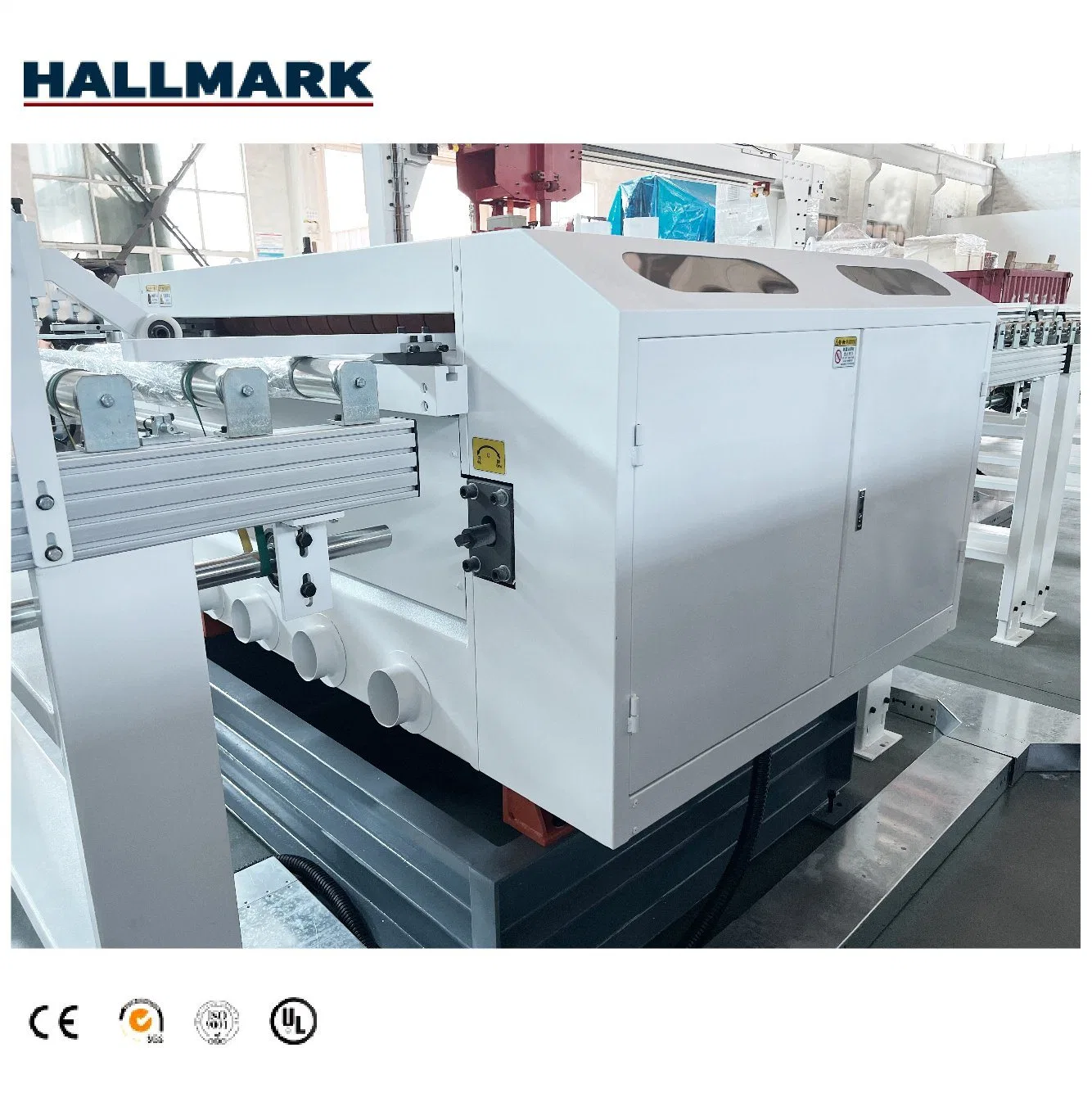 Hallmark Professional New Technology Save Power High Accuracy Multiple Rip Saw Machine for Spc Flooring Production Line