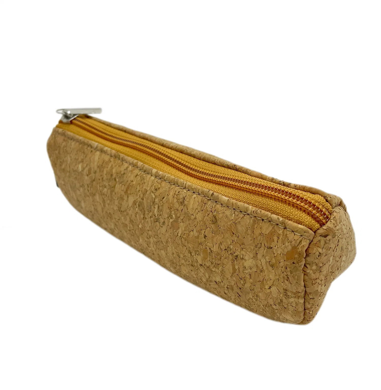 مدرسة إدارة كيس القلم ذات القلم الرصاص Vintage Cork Pag Pouch Zipper من OEM حقيبة تخزين كبيرة ذات سعة عالية لأكياس تخزين Office Organizer