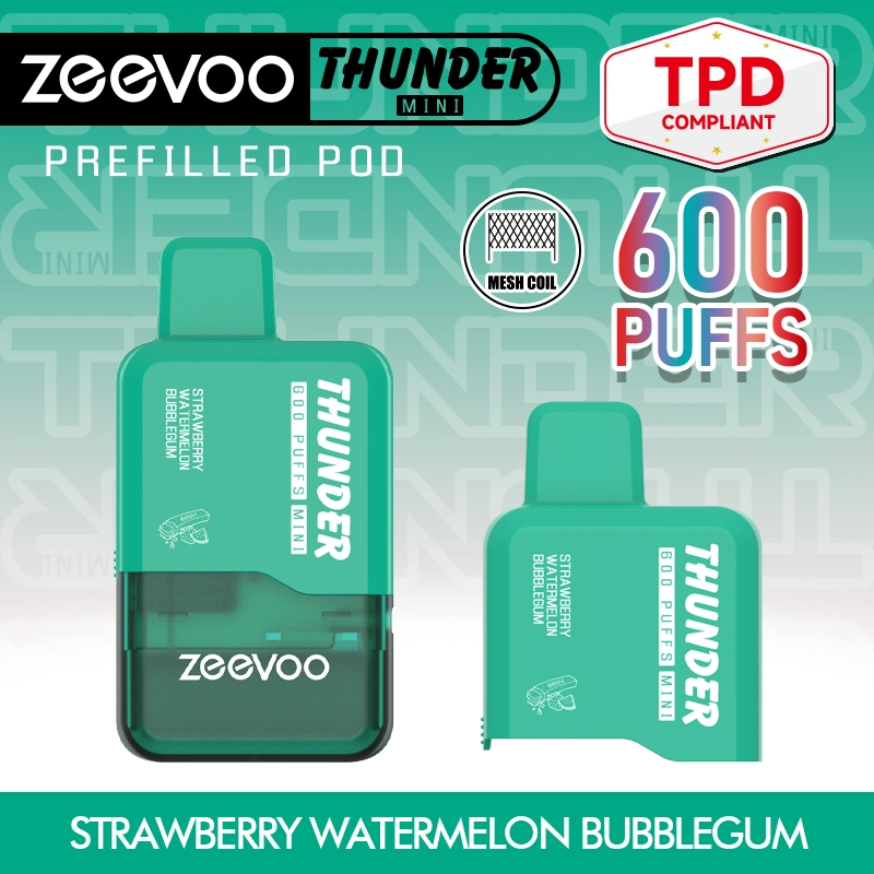 Zeevoo Thunder Kit d'afficheur prérempli remplaçable barre à cigarettes électronique jetable Plus Vape