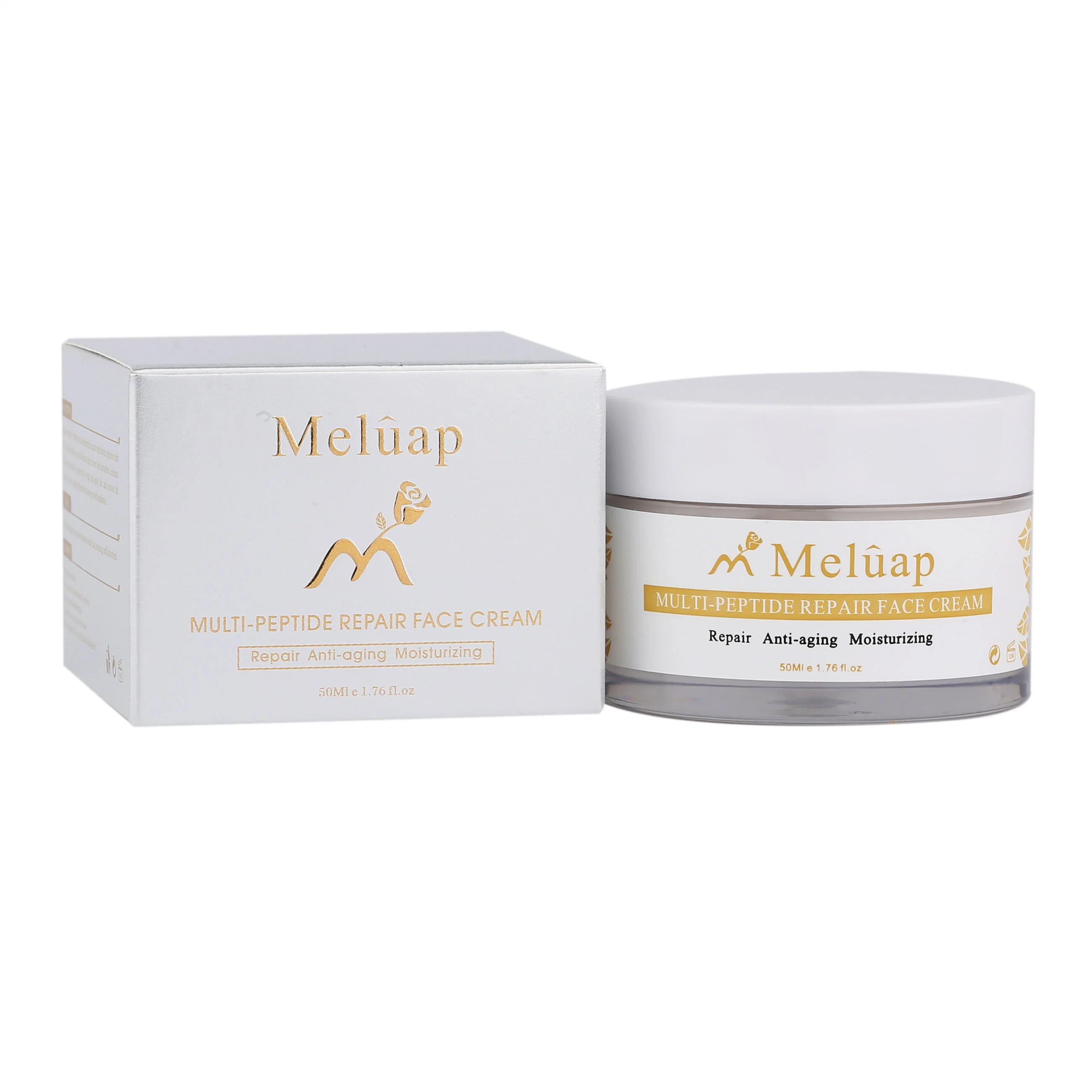 Tratamiento facial al por mayor Collagen Retinol Moisturizer Crema facial ácido Hialurónico Multi-Petides Anti Envejecimiento