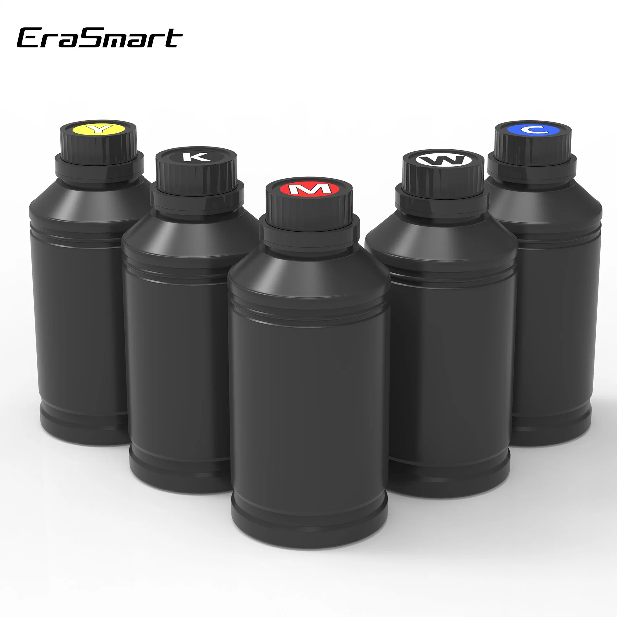 Erasmart 250ml 500ml Pigment UV Best Ink UV Ink for R1390 L805 L800 L1800 Dx5 XP600 Printhead Ink UV Ink