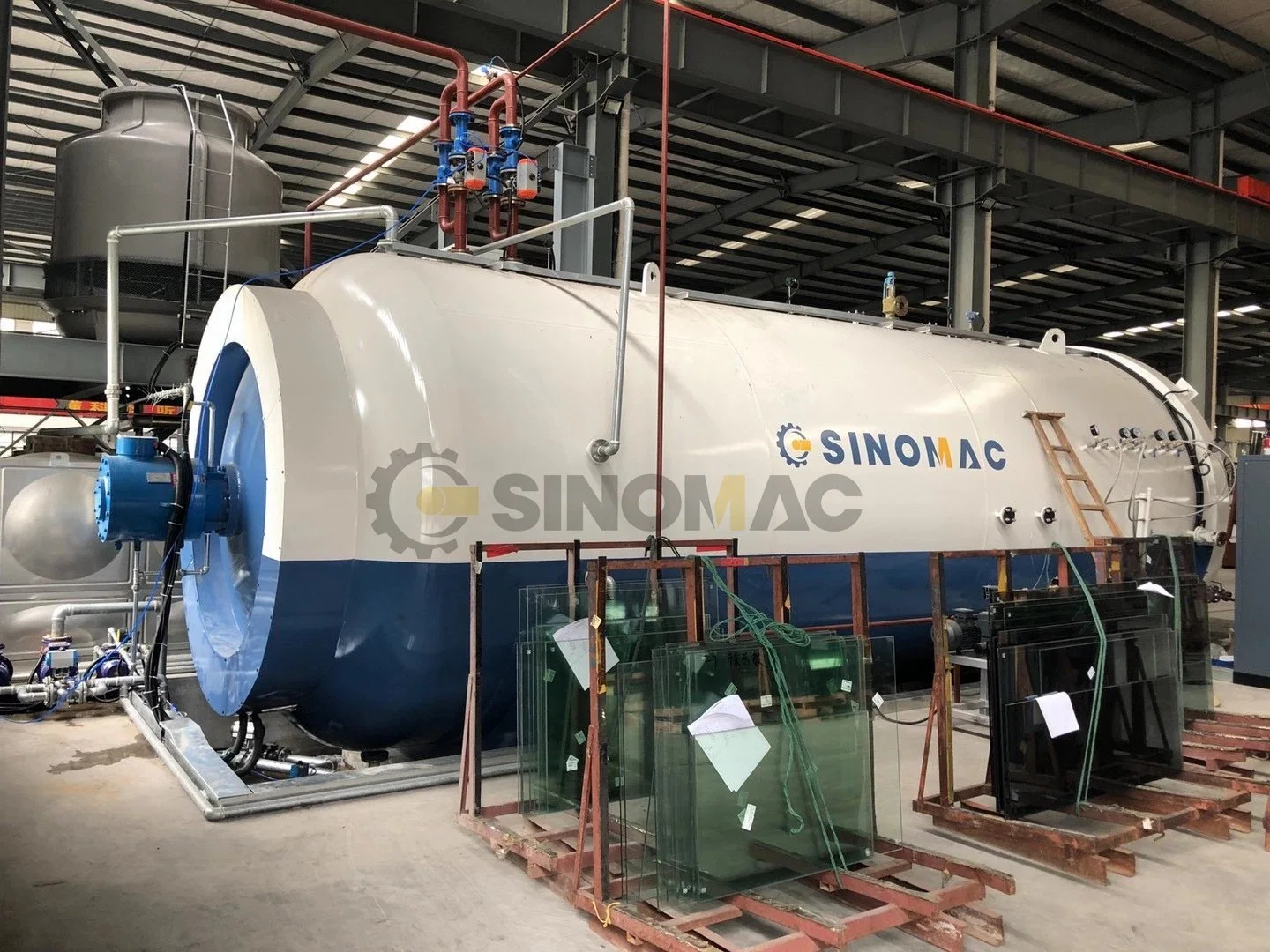 CE Approved 2850X6000mm Industrial Special Laminated Glass Autoclave