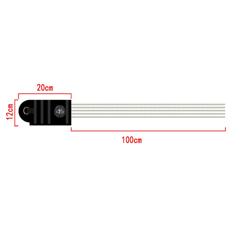 Arnés asequible suministros importados ecuestre USB LED recargable luminoso con luces decorativas