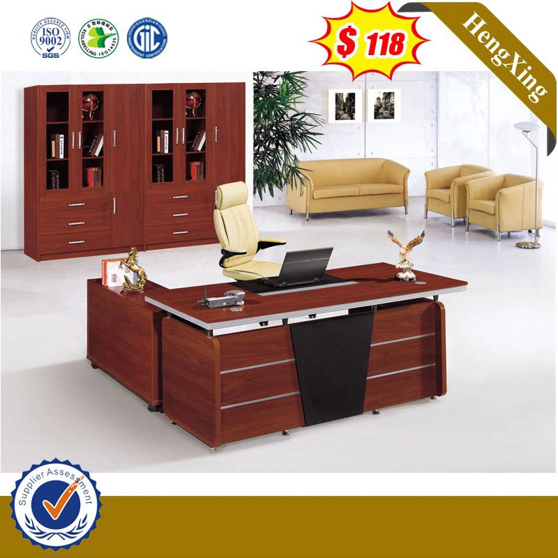 Classic Design Rose Mahogany Color Wooden Office Executive Table