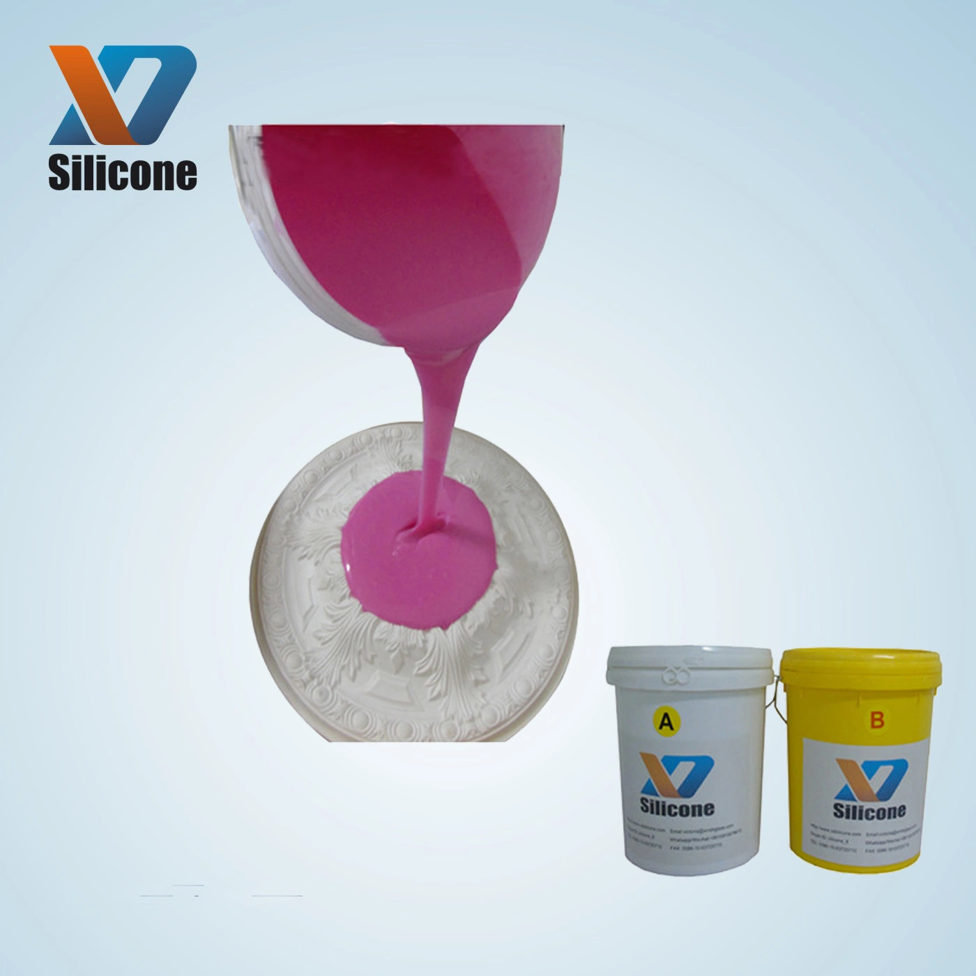 Liquid Molding Making Silicone Rubber for Cement