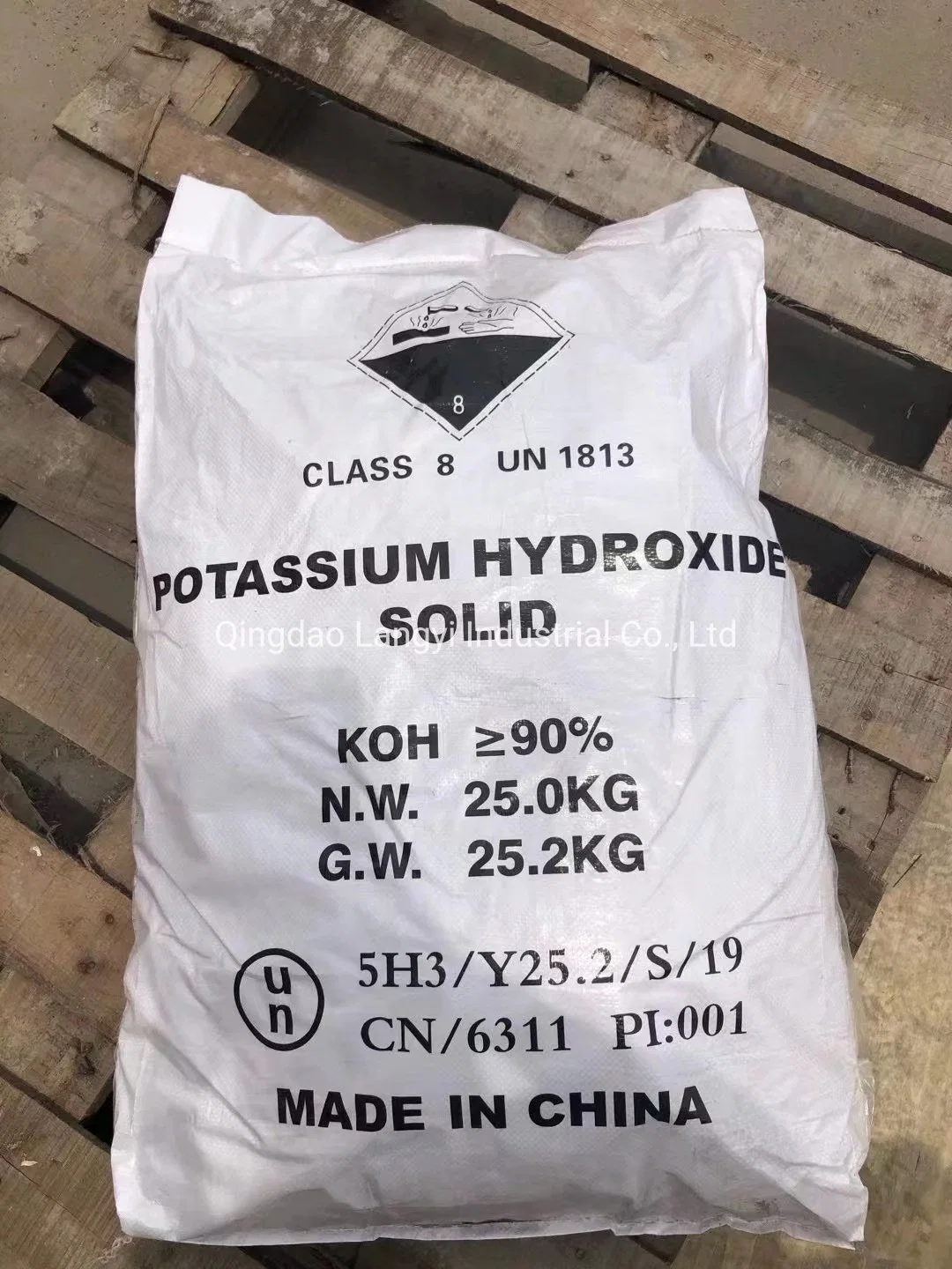 90% Flakes Potassium Hydroxide Caustic Potash KOH