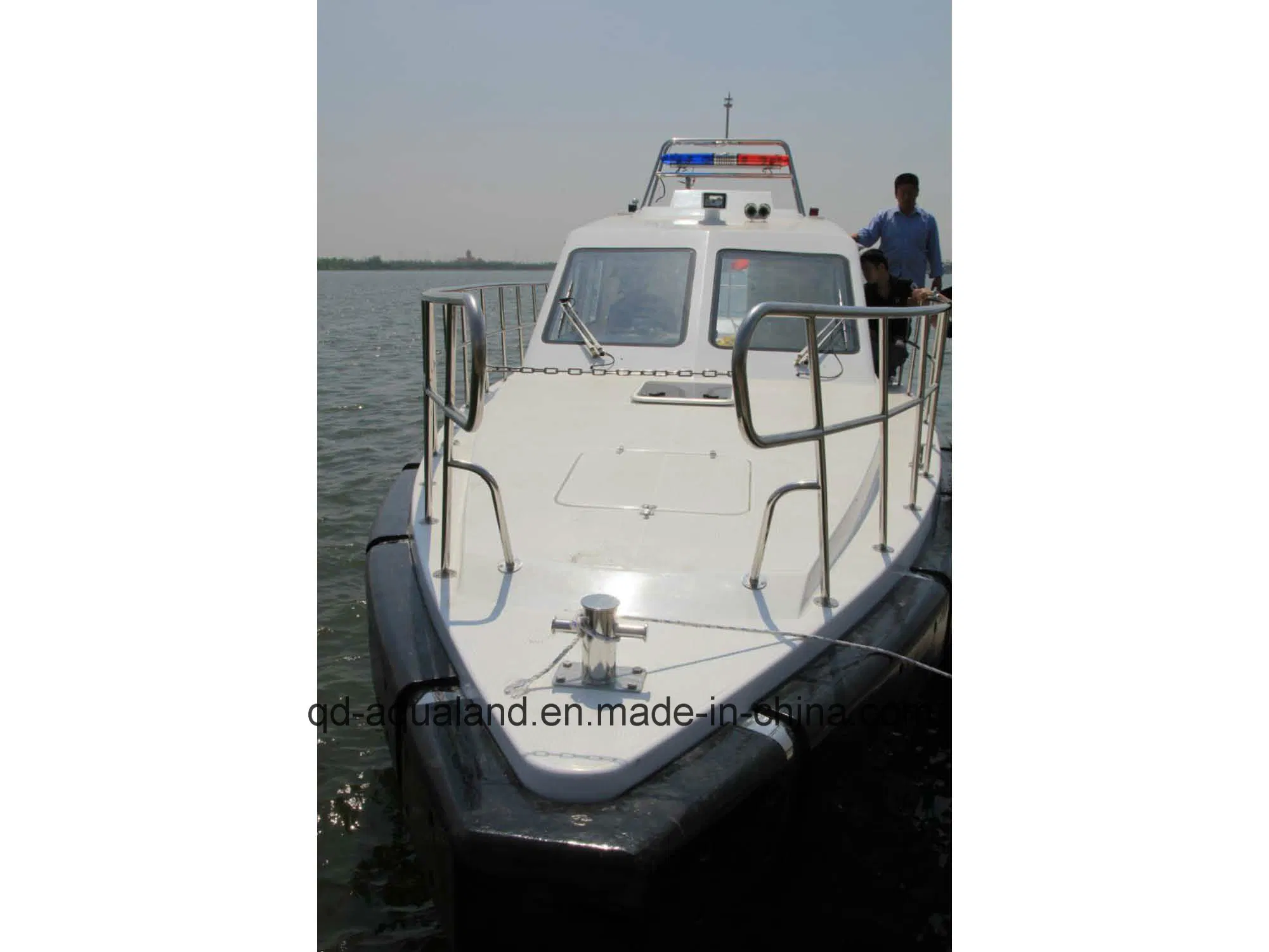 Aqualand 41feet 12.50m Fiberglass or Aluminum Pilot Patrol Military Rescue Aluminium Motor Boat (410PT)