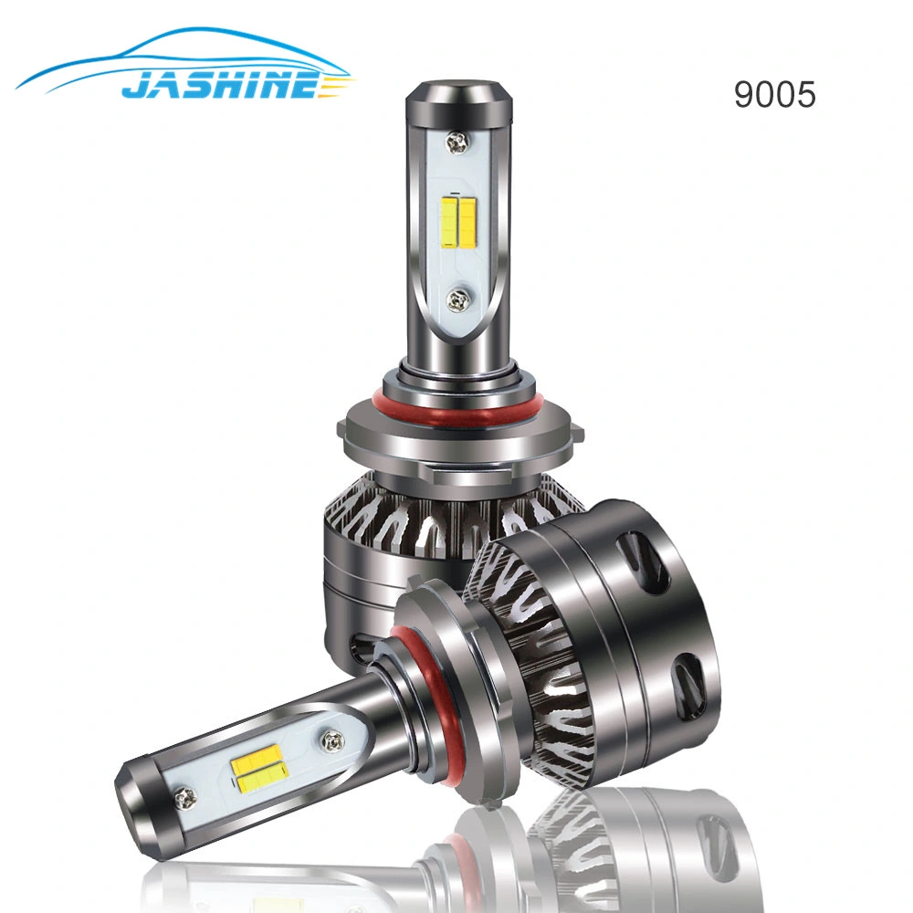 Auto Parts Car S5 LED Bulb Brightest 6000lm 9006 with White and Yellow Dual Color LED Headlight