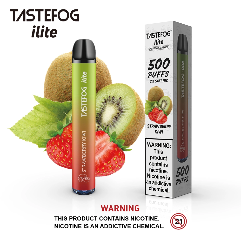 الجملة ميني Vape Tastefog Ilite 500 Puffs 600 نفور Disposable E-Cigarette