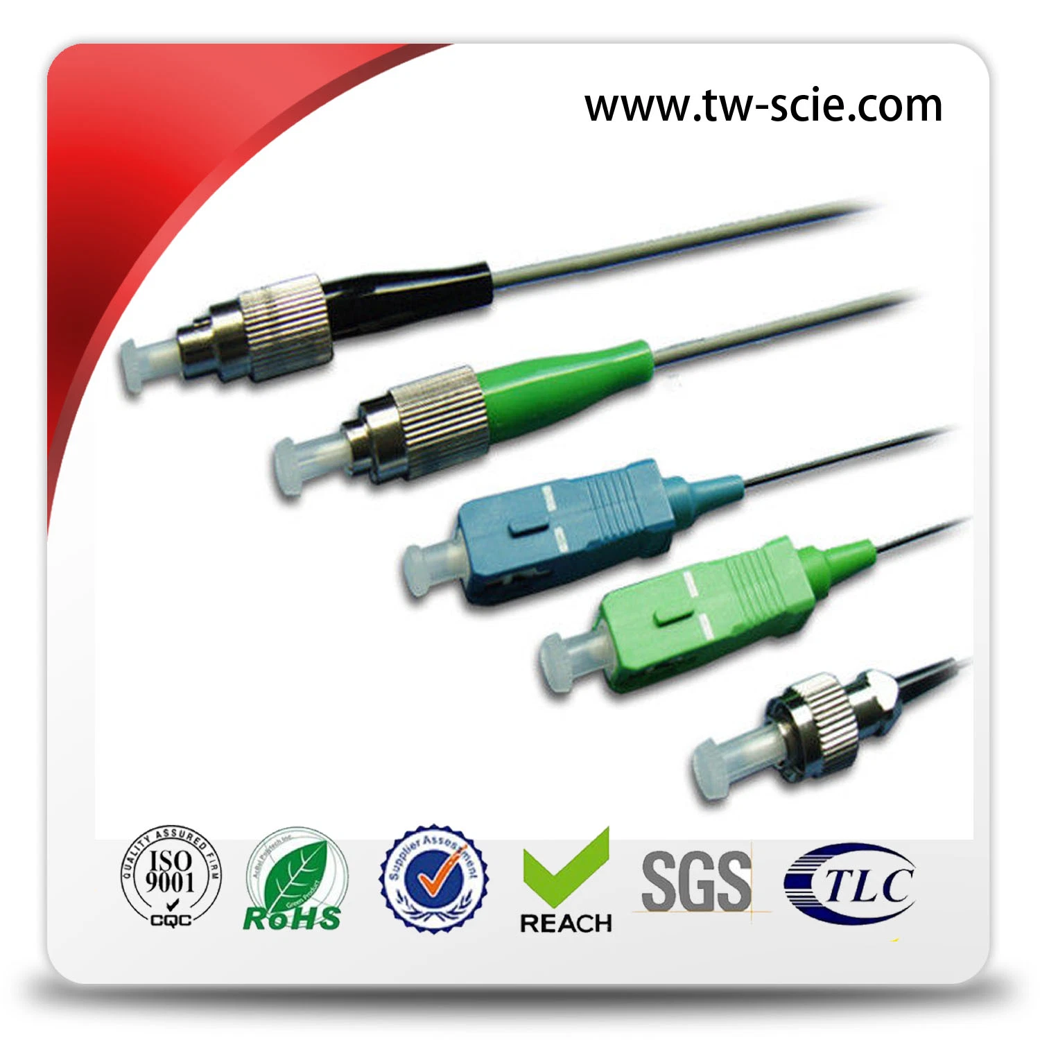 Armored FC, Sc, LC, St, MTRJ Fiber Optic Patch Cord for Optical Communication System