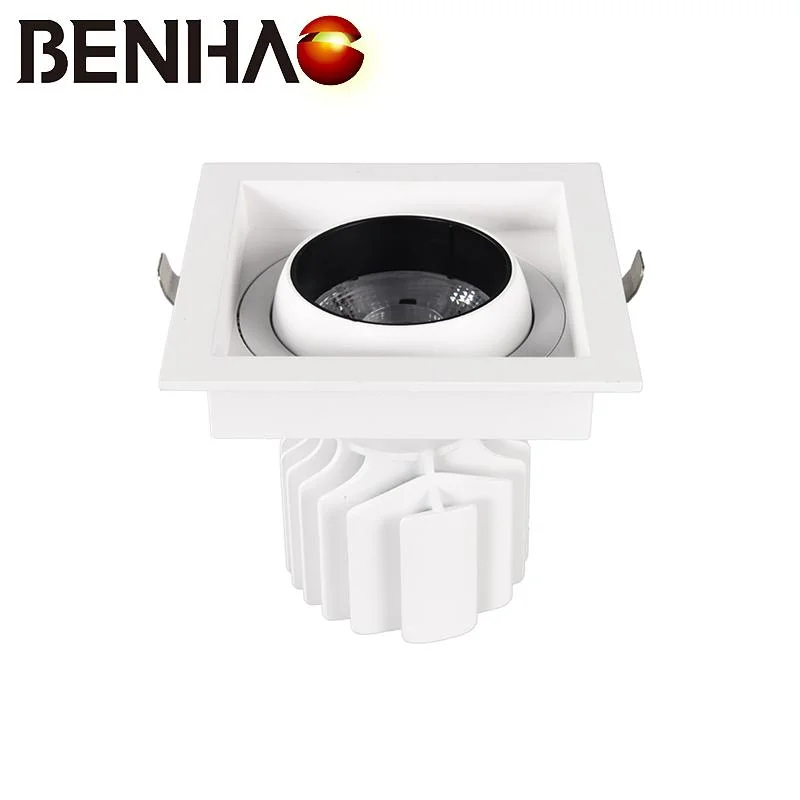 Comercio al por mayor de la luz de techo rebajado de mazorca fino borde antirreflectante de Salón Home Downlight LED