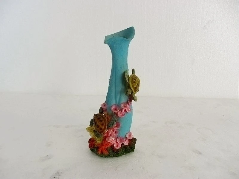 Vase avec de la Sculpture de la tortue plante le décor de jardin balcon Pots