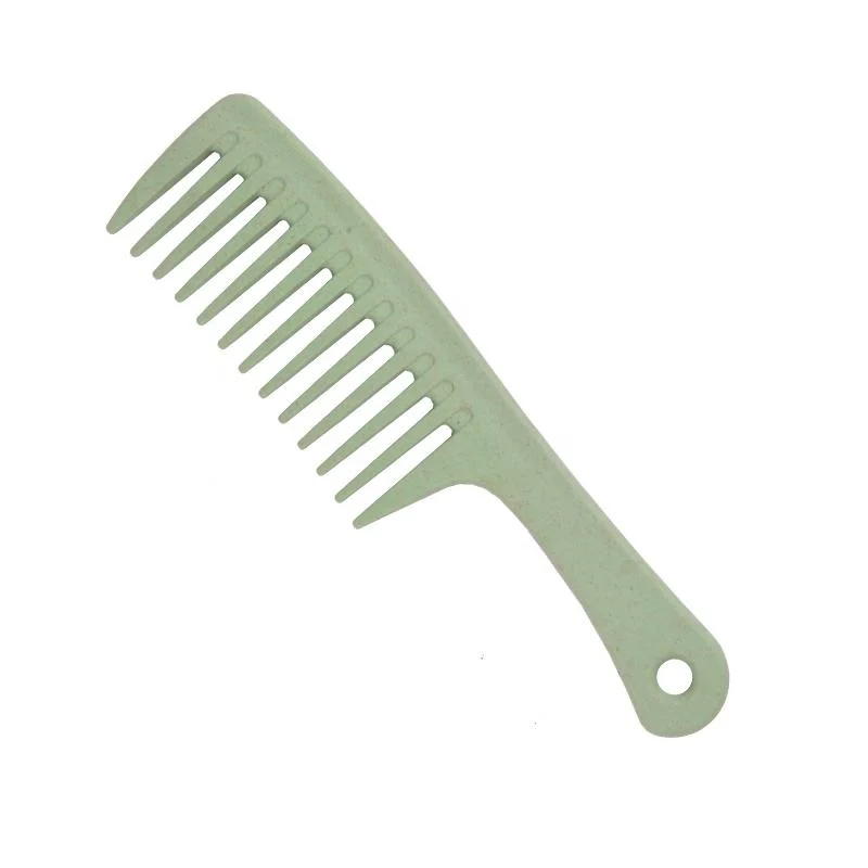 Anti Static Degradable Recyclable Material Wheat Straw Detangling Hair Comb