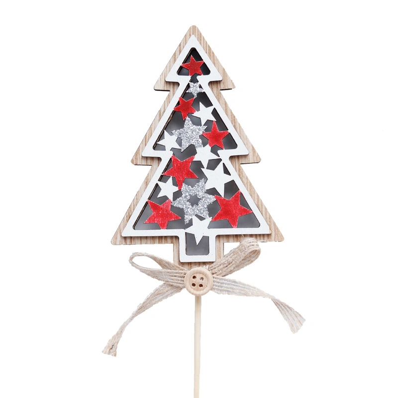 Insert Wooden Tags Christmas Ornaments Decoration for Christmas Tree Home