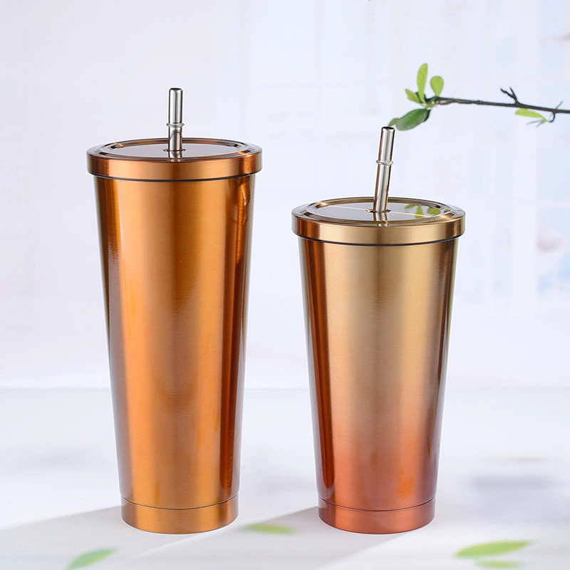 A granel 25oz Acero inoxidable Skinny reutilizable vacío aislado café Doble Taza de vaso de viaje de pared