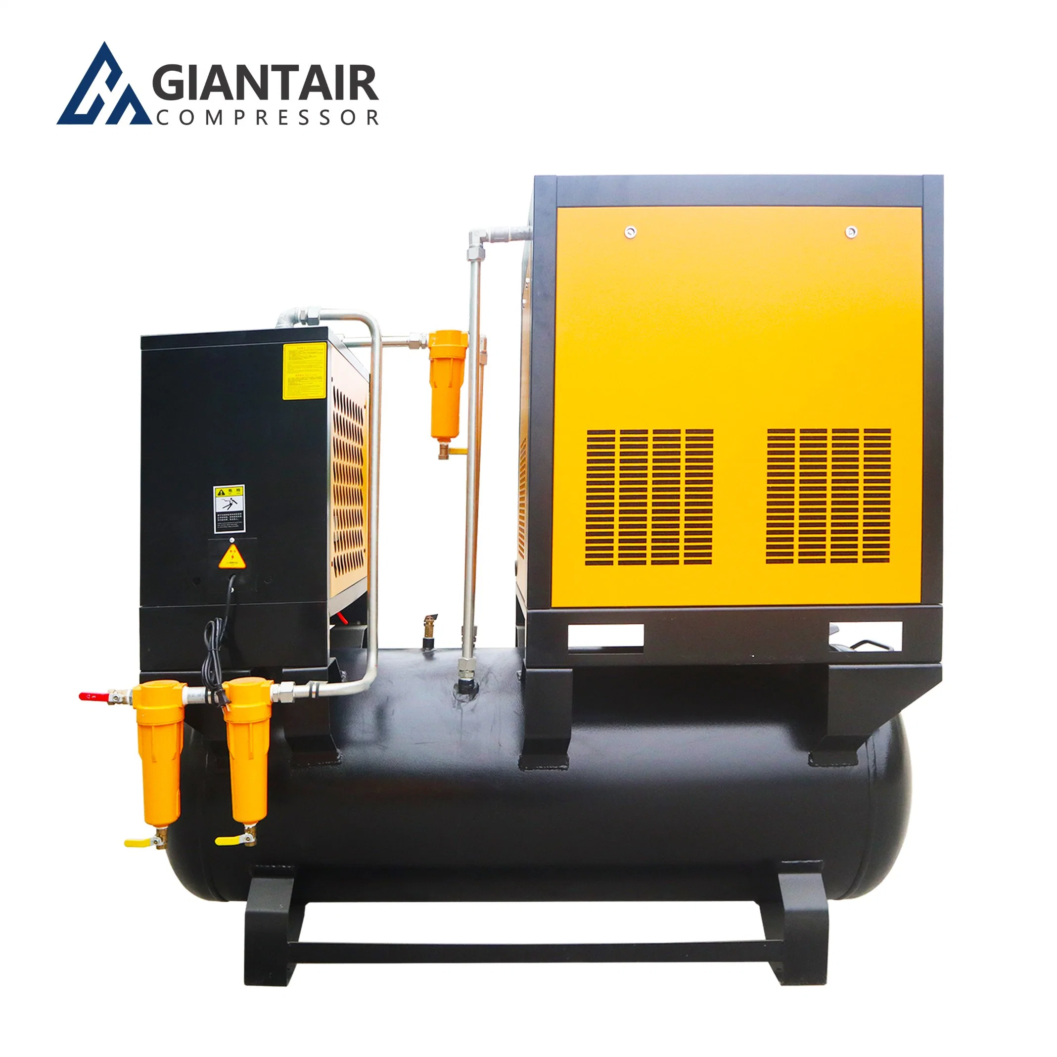 Высокое качество вращающийся воздушный компрессор 4-в-1 с бака и Осушитель высокого давления 7.5/10квт/HP 116фунтов 39куб