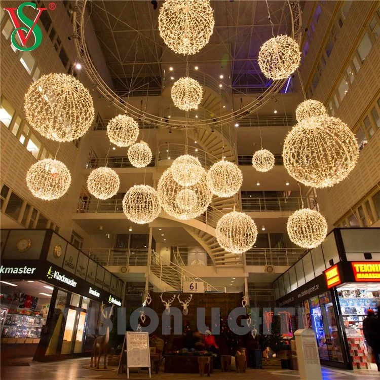 Extérieur Noël Navidad décoratif métallique petit boule décorative lumière