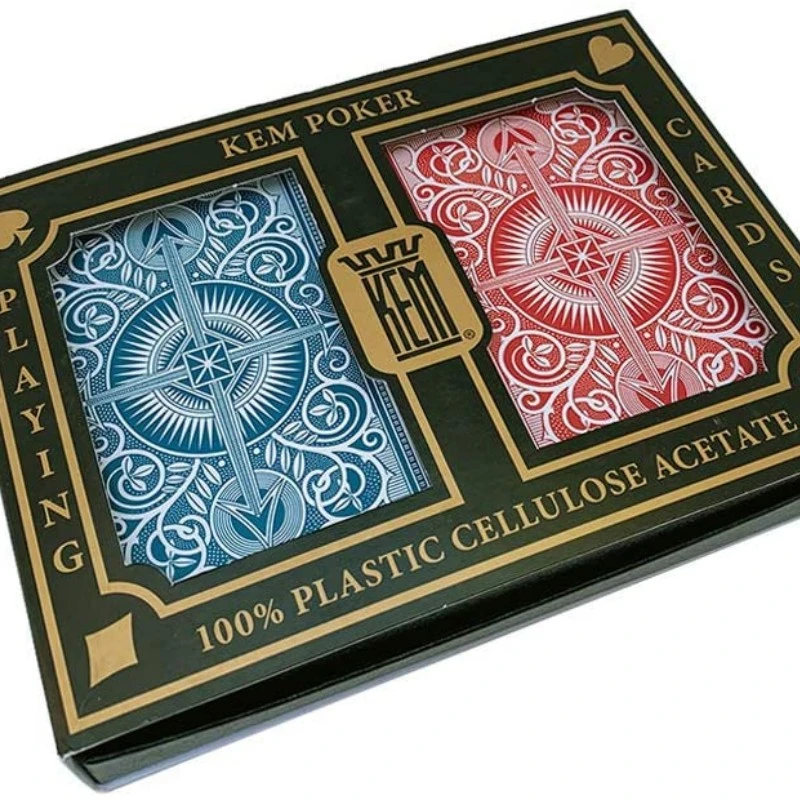 Spielkarten Pfeil rot und blau