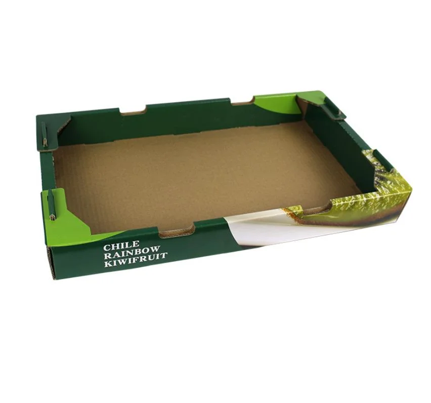 Custom Corrugated Cardboard Paper Pear Orange Apple Lemon Mango Banana Fruit Vegetable Packing Packaging Carton Box