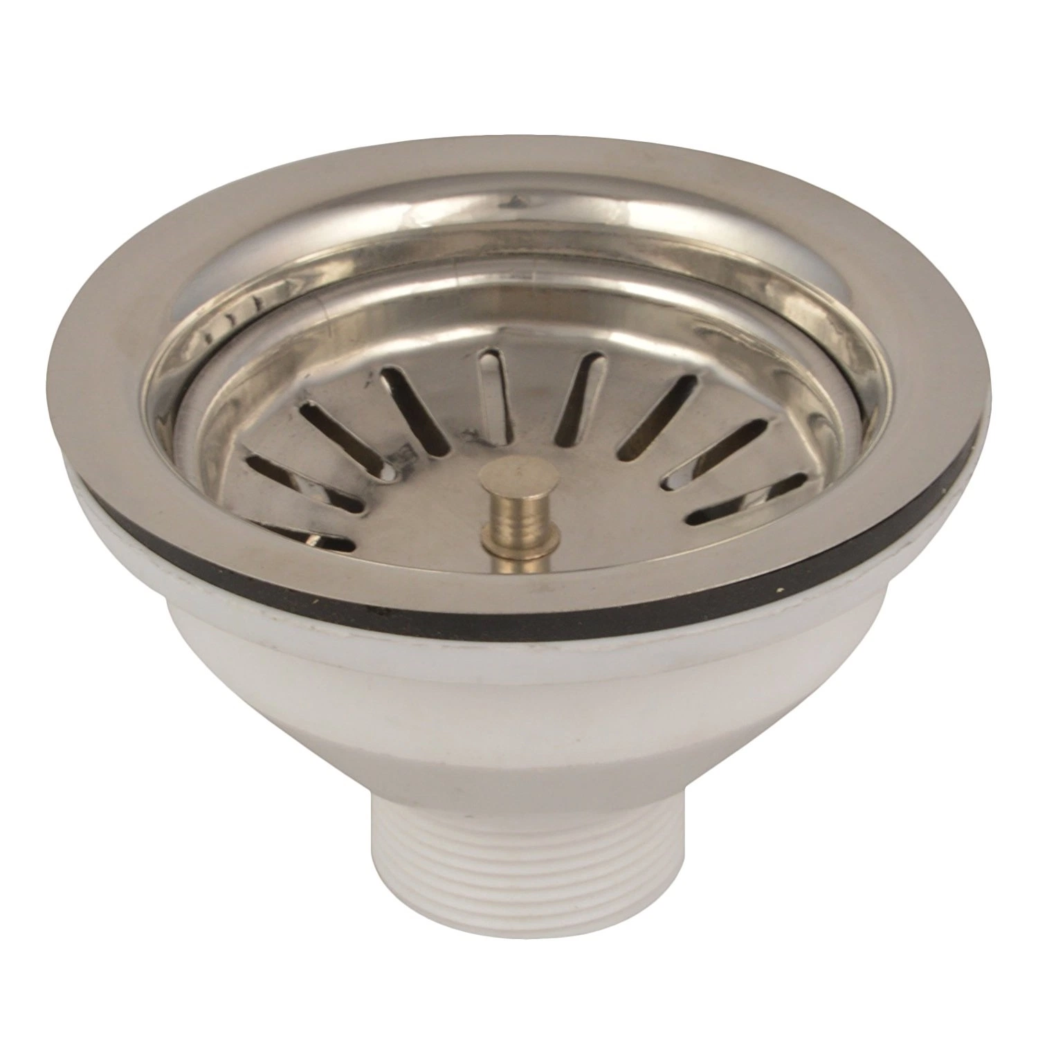 Kitchen Sink Stainless Steel Sanitary Ware Basket Strainer with Drain Assembly