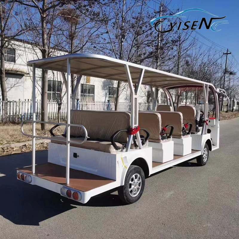 Electric Sightseeing Bus Golf Buggy Golf Cart 14 Seats Wholesale/Supplier Sightseeing Cart