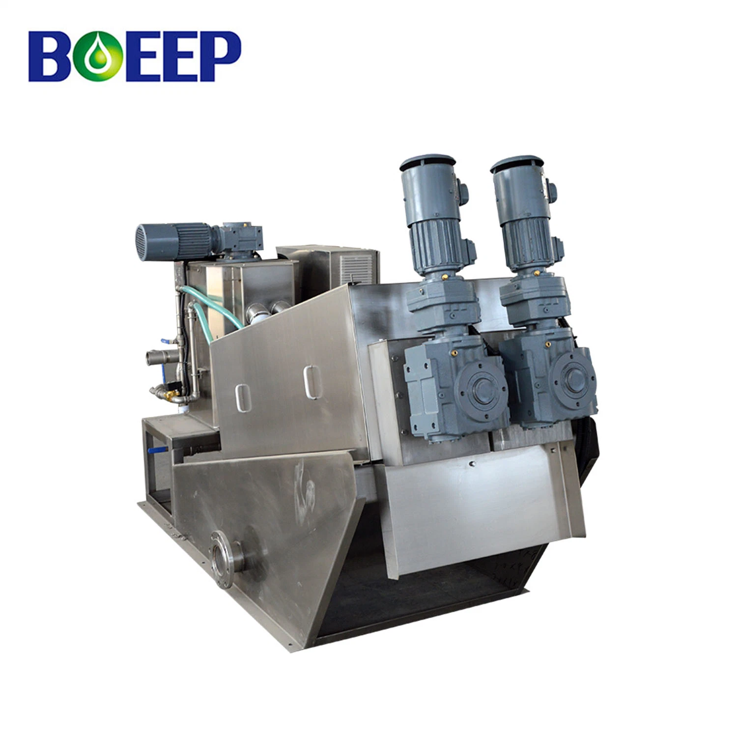 Activated Industrial Wastewater Sludge Dewatering Filter Press Treatment Process