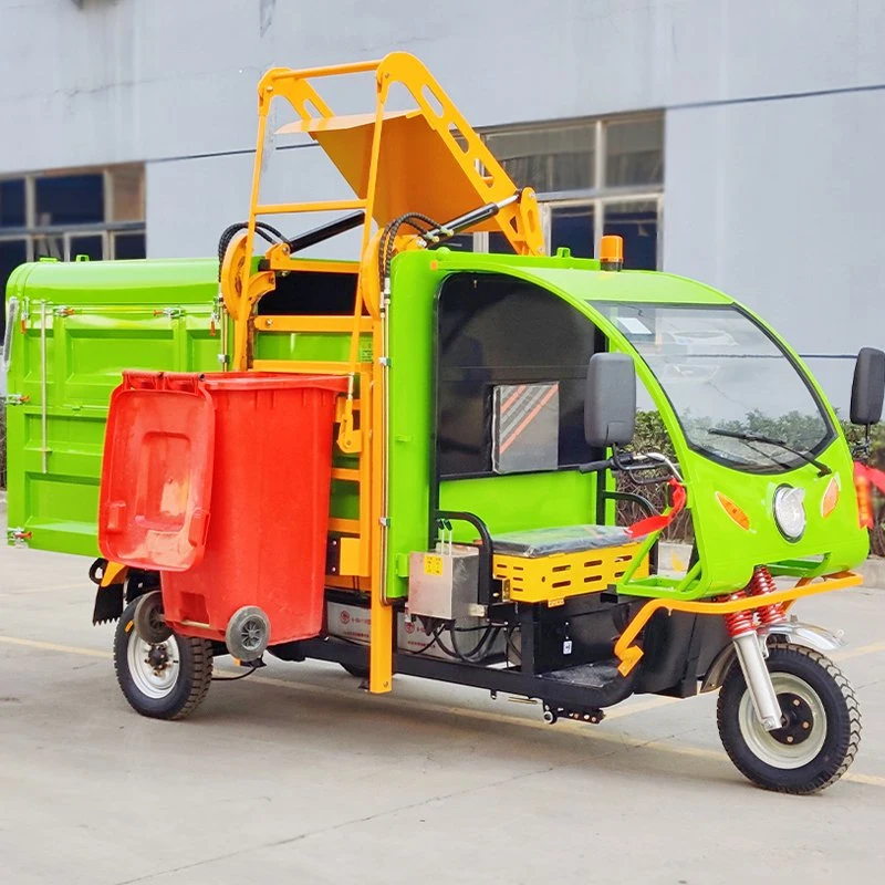 Electric Garbage Tricycle for Compression Garbage Sealed Type 3 Ton