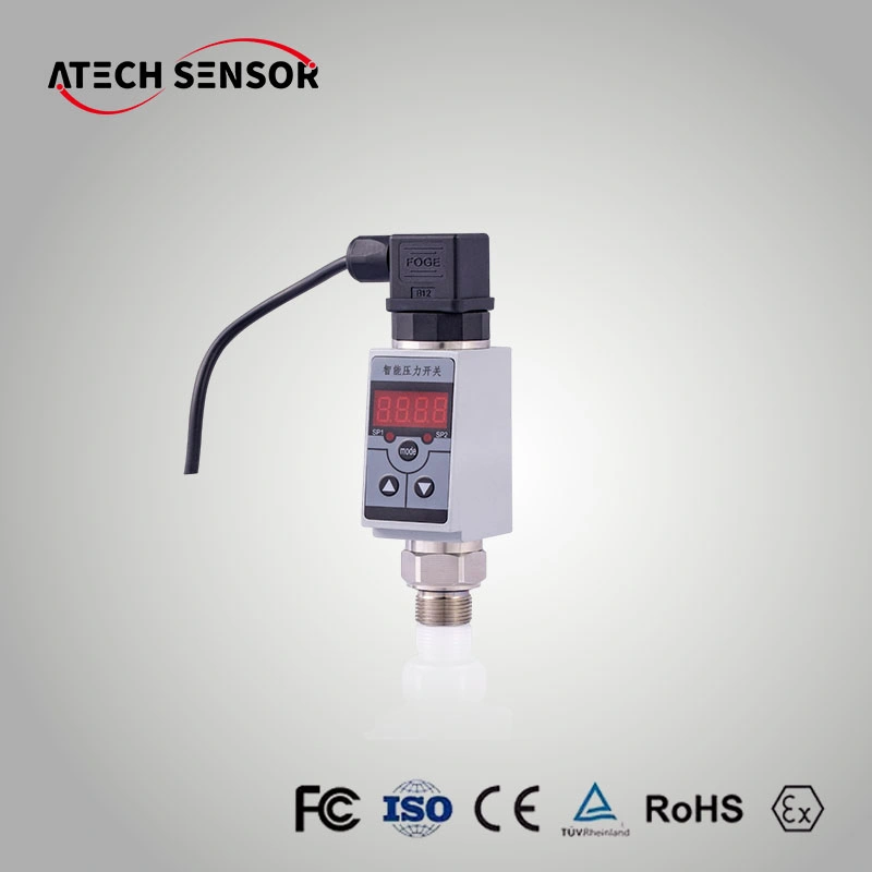 Atech 4-20mA 0-10V Industrial Smart Pressure Switch for Hydraulic and Pneumatic Systems