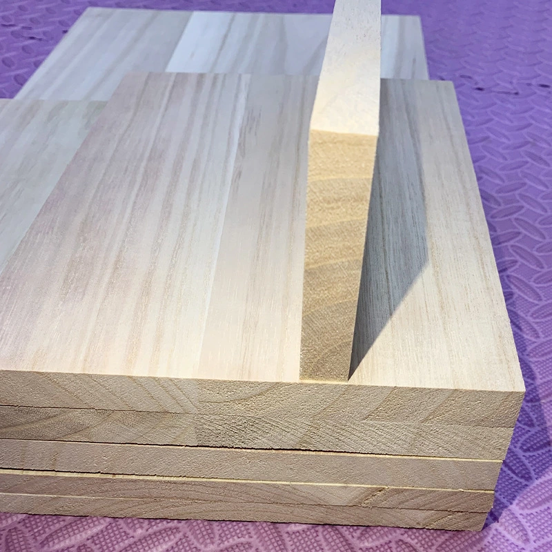 Customized Paulownia Wood Decorative Material and Solid Wood Board