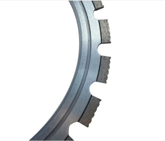 Concrete Cutting Ring Saw Diamond Blade with Guide Wheel