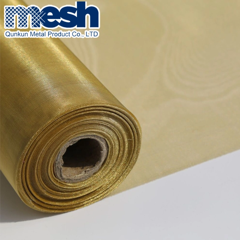 EMI Shielding Magnetic Material 50 Mesh Brass Wire Cloth for Us Marketing