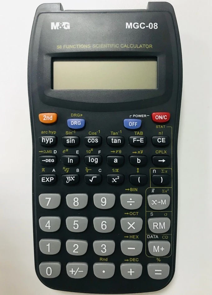 M&G Plastic Stationery Supply Desktop 56 Functions Scientific Calculator