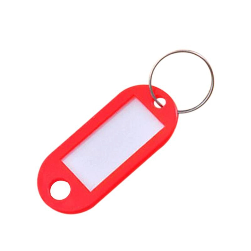 PP Plastic Soft Key ID Tag Reusable Name Label with Writing Paper Insert