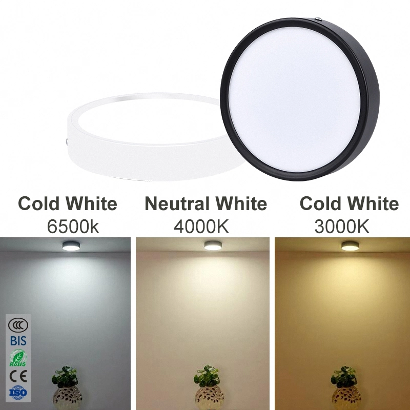 Surface Mounted LED Downlight 220V LED Spot Lights 5W 10W 15W 110V Down Lights Lighting Fixture for Home Round Aluminum TUV Certificated Downlights