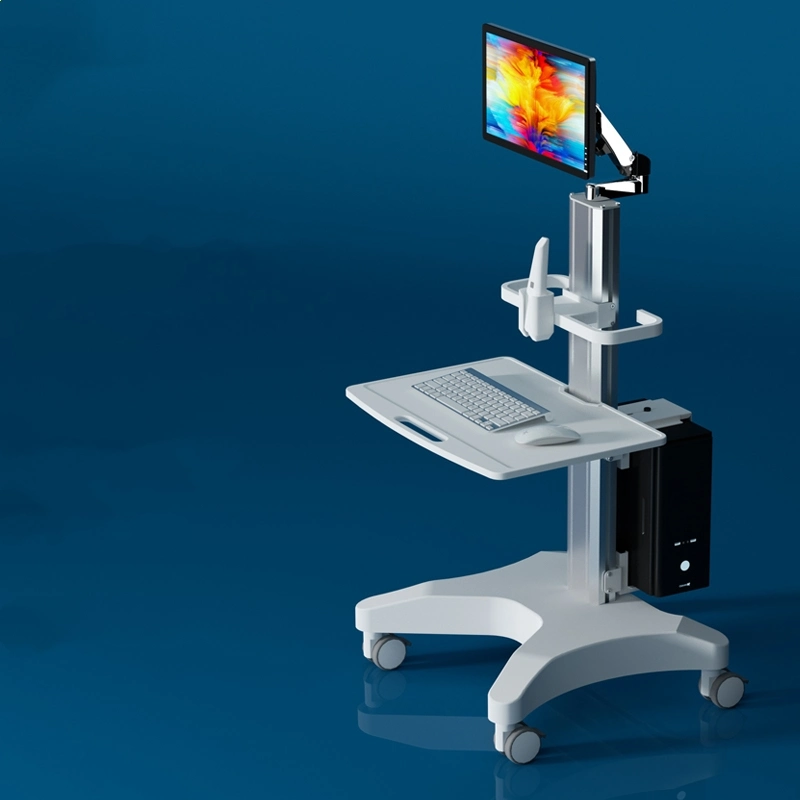 Tablet Médica Hospital móvil ordenador Ward camilla con ruedas de carros de telemedicina