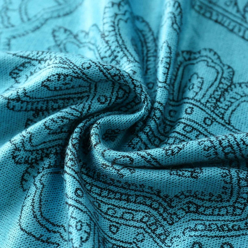 Custom Women Spring Soft Rثني Paisley pashmina shawl Wraf Scarf