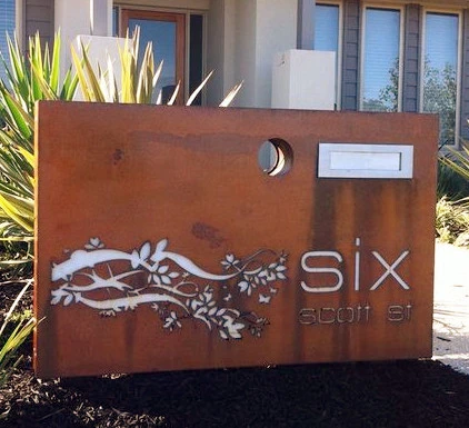 Metal Corten Steel Letter Boxes