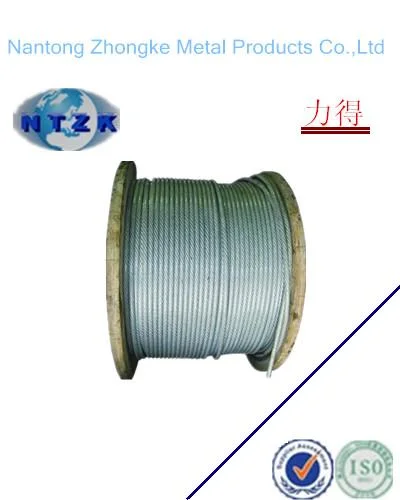 6*19+Iwrc Ungalvanzied and Galvanized Steel Wire Rope Cheap Elevator Steel Cable Wire Rope