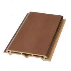 Hot Sale Outdoor WPC Cladding Board Veneer Wall Panel Plastic Material do Prédio de Madeira