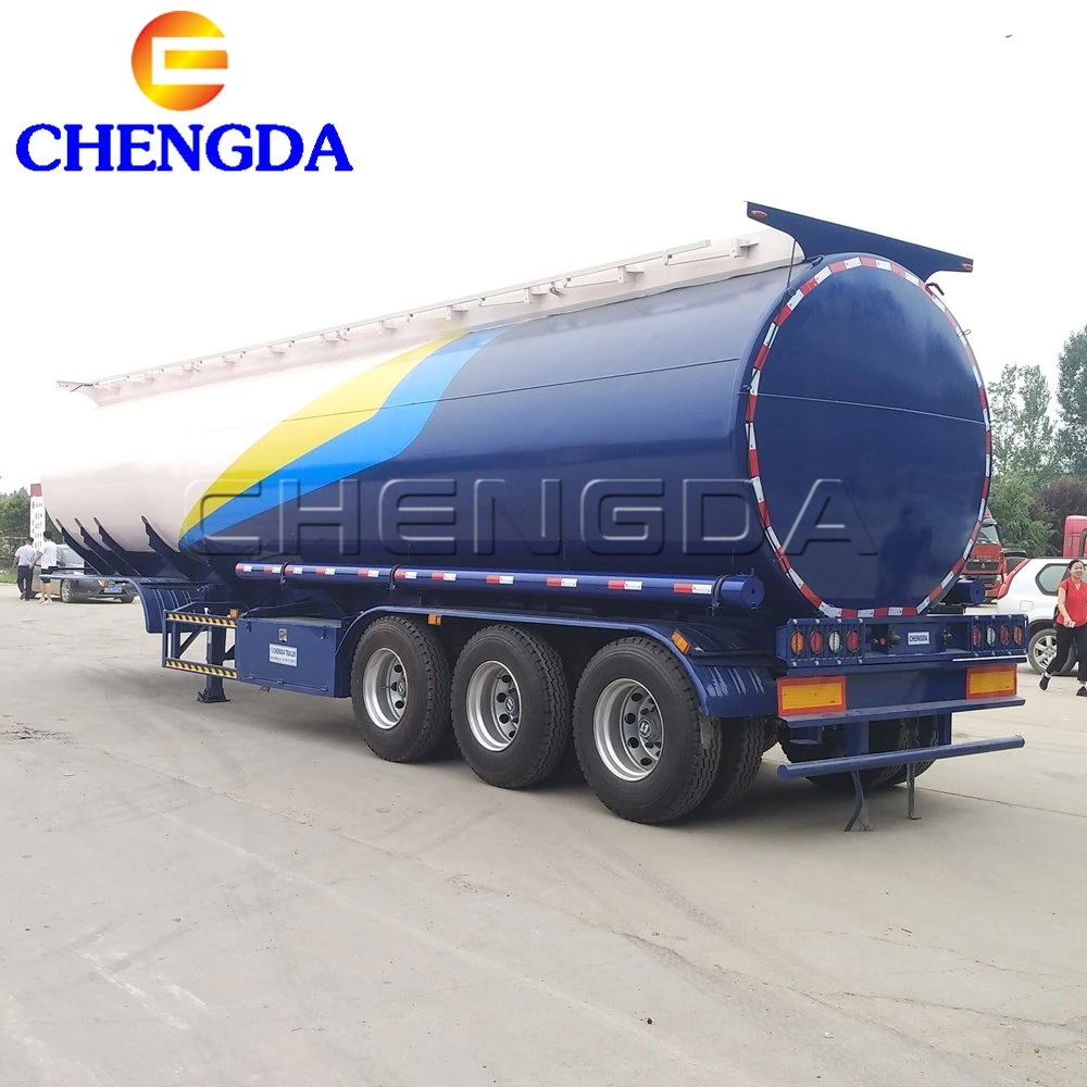 Tri-Axle 45000 Liters Diesel Oil Fuel Tanker Tank Semi Trailer